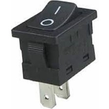 Universal Anahtar Şalter Mini Kare Rocker SC768 6A 1-0-2 (Işıksız)
