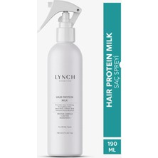 Lynch Cosmetics Onarıcı Vegan Saç Protein Sütü Sprey 190 ml Tüm Saçlar İçin Hacim ve Dolgunluk