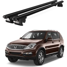 Today Auto Venüs Ssangyong Rexton Y290 (2012-2017) Uyumlu Siyah Ara Atkı Port Bagaj Tavan Barı