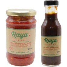 Raya Organik Organik Barbekü Sosu 290 G Paprika Sos 320 G 2’li Set