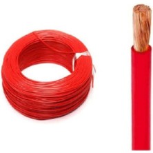 Seval H50V-K 2.5-Kr , Kırmızı 2.5mm² 1-Damar/çok Telli 1mt Nyaf Kablo