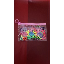 No Name Renkli Çocuk Lastik Toka Seti (Çantalı)