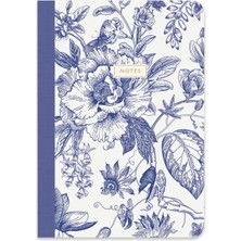 Keskin Color Limited Edition B5 40 Yp. Terzi Dikiş Not Defteri - 2'li Blue Chinoiserie