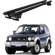 Today Auto Venüs Mitsubishi Pajero 3D (1991-1998) Uyumlu Siyah Ara Atkı Port Bagaj Tavan Barı