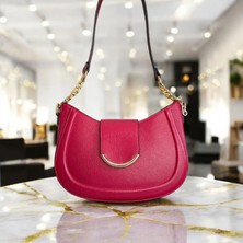 Valvichakiki Deri Yuvarlak 2 Saplı Genç Kız Çantası