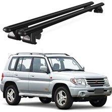 Today Auto Venüs Mitsubishi Pajero Io 5d (1998-2007) Uyumlu Siyah Ara Atkı Port Bagaj Tavan Barı