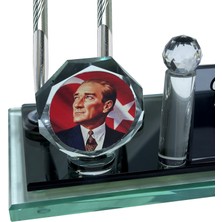 Sentez Masa Üstü İsimlik Ofis Aksesuarı Atatürk Masa Üstü Isimlik