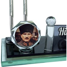 Sentez Masa Üstü İsimlik Ofis Hediyesi Atatürk Masa Isimliği