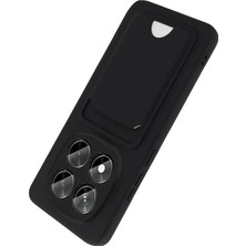 Butik Mey Ithalat®  Xiaomi Redmi Note 15 Pro 5g Kelvin Kartvizitli Silikon - Siyah