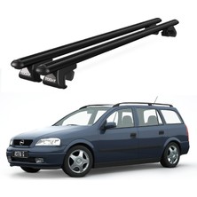 Today Auto Venüs Opel Astra G Station Wagon (1998-2004) Uyumlu Siyah Ara Atkı Port Bagaj Tavan Barı