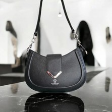 Valvichakiki Deri Yuvarlak 2 Saplı Genç Kız Çantası