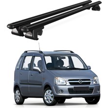 Today Auto Venüs Opel Agila (2000-2008) Uyumlu Siyah Ara Atkı Port Bagaj Tavan Barı