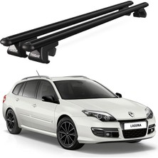 Today Auto Venüs Renault Laguna Station Wagon (2000-2015) Uyumlu Siyah Ara Atkı Port Bagaj Tavan Barı