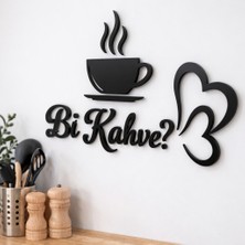 Hippodeco Bi Kahve? Mdf Mutfak Duvar Dekoru Kahve Temalı Duvar Süsü Siyah 3mm Modern Kahve Köşesi Dekor