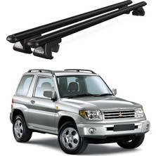 Today Auto Venüs Mitsubishi Pajero 3D (1999-2006) Uyumlu Siyah Ara Atkı Port Bagaj Tavan Barı