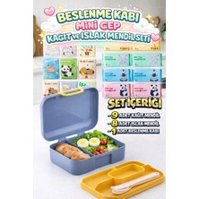 M&H Pratik Yemek Seti: 1 Adet Yemek Kabı, 9 Adet Kağıt Mendil ve 8 Adet Islak Mendil