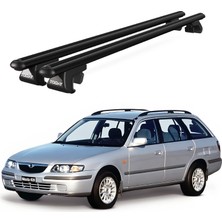 Today Auto Venüs Mazda 626 Station Wagon (1997-2003) Uyumlu Siyah Ara Atkı Port Bagaj Tavan Barı