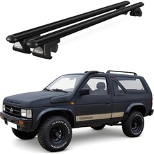 Today Auto Venüs Nissan Terrano (1993-2005) Uyumlu Siyah Ara Atkı Port Bagaj Tavan Barı