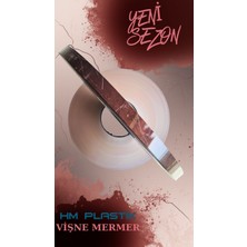 Hm Plastik Vişne Mermer Hg Pvc Kenar Bandı 22X0.80 150 mt (Tutkalsızdır)