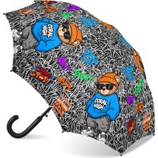 Coral High Kids Grafiti Ayıcık Desenli Çocuk Şemsiyesi 36115