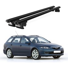 Today Auto Venüs Mazda 6 Wagon (2002-2012) Uyumlu Siyah Ara Atkı Port Bagaj Tavan Barı