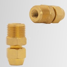 Universal Memeli Ünyon 1/4"-3/8" Enjektör Girişli (Yüzüklü)