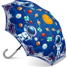 Coral High Kids Lacivert Astronot Desenli Çocuk Şemsiyesi 36116