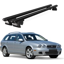 Today Auto Venüs Jaguar X-Type Sw (2004-2009) Uyumlu Siyah Ara Atkı Port Bagaj Tavan Barı