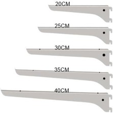 Rafburada 12 Adet 40 cm Raf Destek Kolu - Ahşap Raf Desteği, Raf Tutucu Ayak
