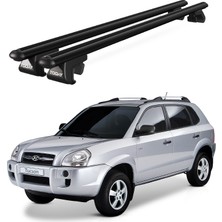 Today Auto Venüs Hyundai Tucson (2004-2010) Uyumlu Siyah Ara Atkı Port Bagaj Tavan Barı