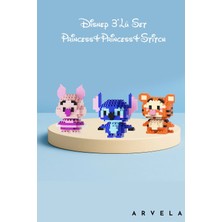Arvela Disney 3’lü Mini Blok Set – Piglet + Stitch + Tiger