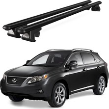 Today Auto Venüs Lexus Rx 350 Iıı AL10 Pre-Fl (2012-2015) Uyumlu Siyah Ara Atkı Port Bagaj Tavan Barı