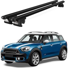 Today Auto Venüs Mini Countryman F60 (2017 ve Sonrası) Uyumlu Siyah Ara Atkı Port Bagaj Tavan Barı