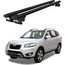 Today Auto Venüs Hyundai Santa Fe (2006-2012) Uyumlu Siyah Ara Atkı Port Bagaj Tavan Barı