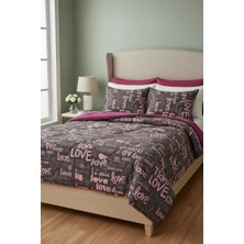 Asev Tekstil Premium Wellsoft Silikon Dolgulu Çift Kişilik Yorgan + Yastık Kılıfı Set - Uyku Seti