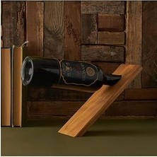 Indispensablely Hediyesepeti Ahşap Şişe Tutucu - Tekli Stand
