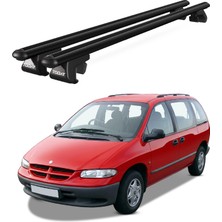 Today Auto Venüs Chrysler Voyager (1996-2001) Uyumlu Siyah Ara Atkı Port Bagaj Tavan Barı