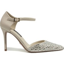 Nine West Jovana 6fx Şampanya Kadın Topuklu Sandalet
