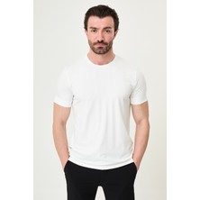 MCR Çizgili Slim Fit Bisiklet Yaka Erkek T-Shirt