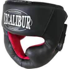 Excalibur Kapalı Boks Antrenman Kaskı Siyah S