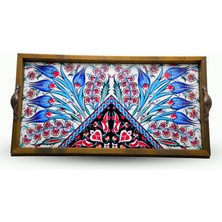 Porcelland 20X40 cm Mavi Rapsodi Tepsi