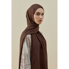 Merwish Iconic Kadın Şal 2605 Kahverengi