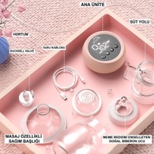 Acura Şarjlı LCD Ekranlı Biberon Özellikli Göğüs Pompası