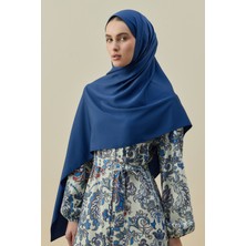 Merwish Vintage Kadın Şal 2616 Lacivert