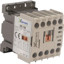 Xkoren XMCM3DC24-NO-9 ,4KW/9A KONTAK-3P+1A 24VDC Mini Kontaktör