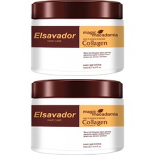 Venuxeell Argan Yağı Keratin Kolojen Doğal Yağ Içeren Besleyici Nemlendirici Saç Bakım Maskesi 2'li Set