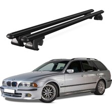 Today Auto Venüs Bmw 5 Series Touring (E39) (2000-2004) Uyumlu Siyah Ara Atkı Port Bagaj Tavan Barı