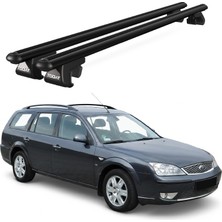 Today Auto Venüs Ford Mondeo Statio Wagon Mkııı (2001-2007) Uyumlu Siyah Ara Atkı Port Bagaj Tavan Barı