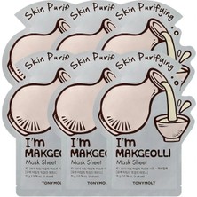 Tonymoly Kore Pirinç Şarabı I'm Makgeolli Mask 6lı