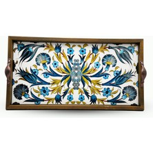 Porcelland 20X40 cm Pera Wood Tepsi